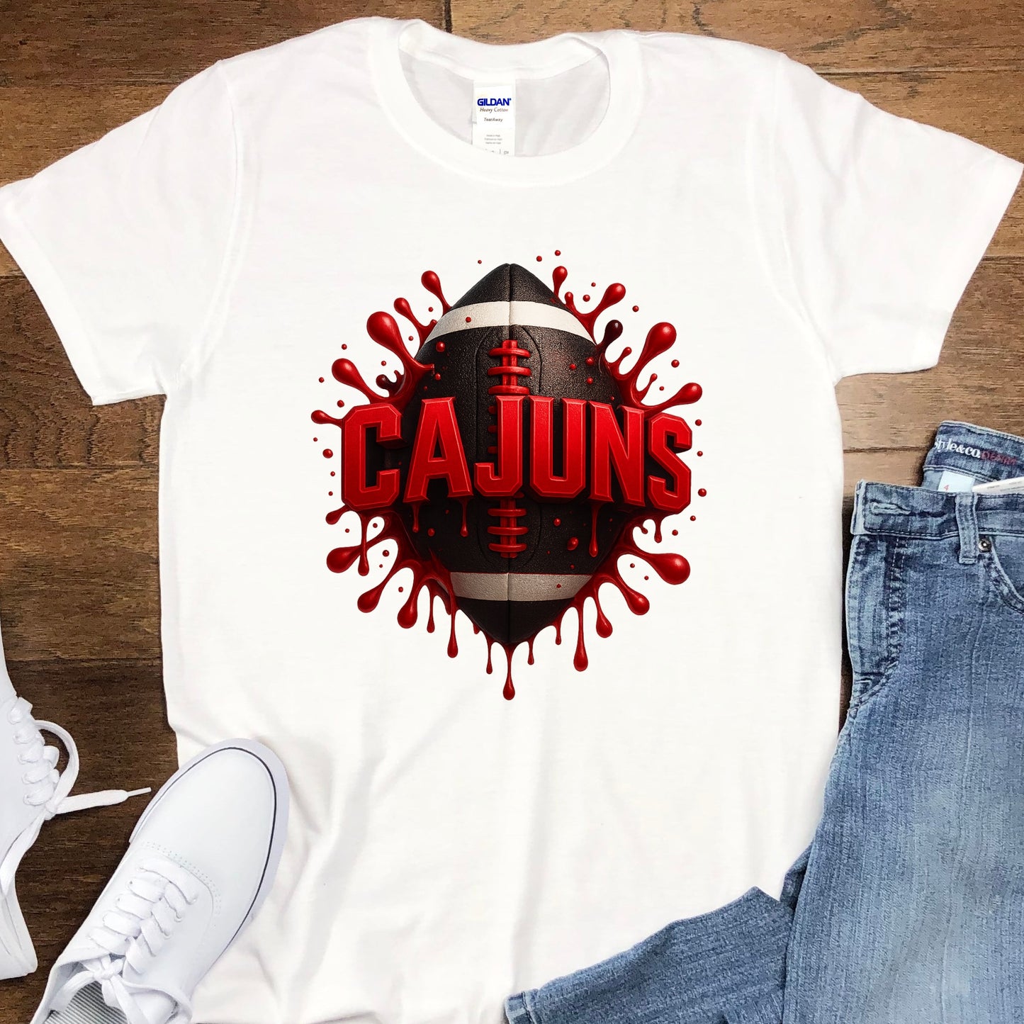 Cajuns Drip Football