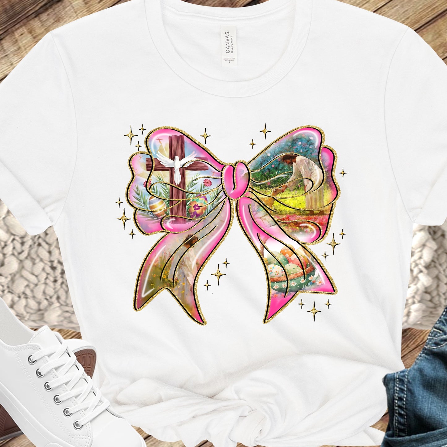 Christian Easter Coquette Bow