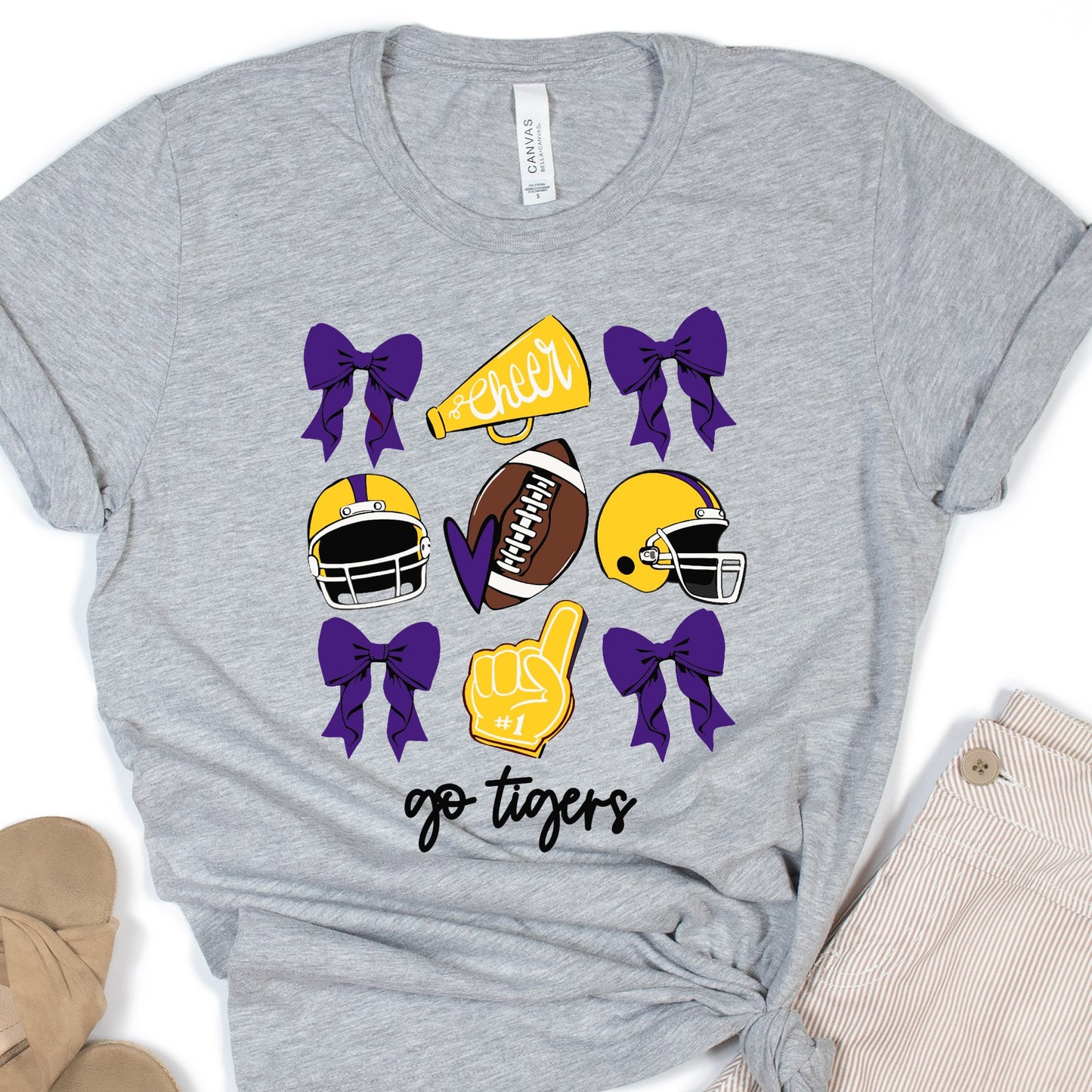Football Coquette Tigers