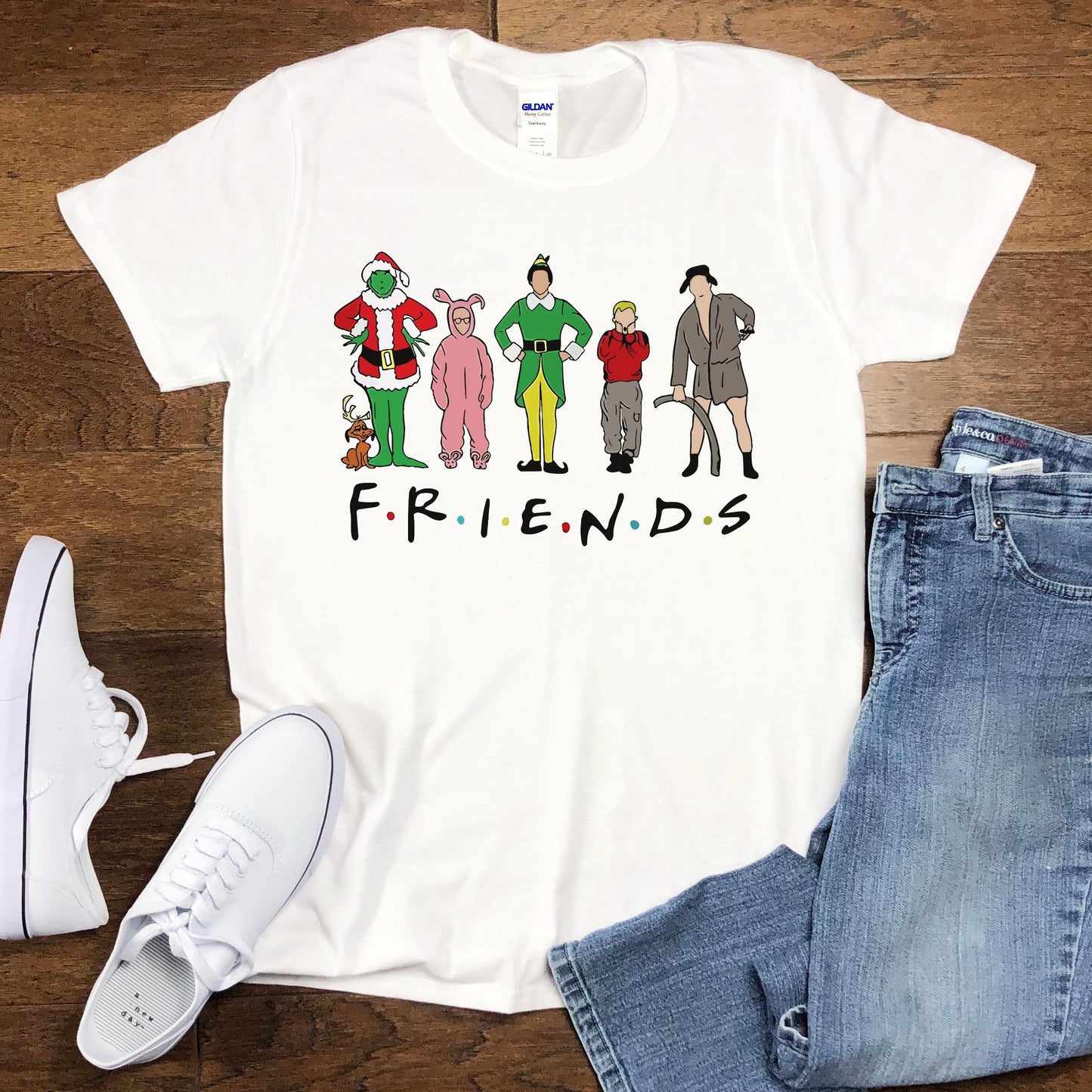 Friends Christmas No Faces