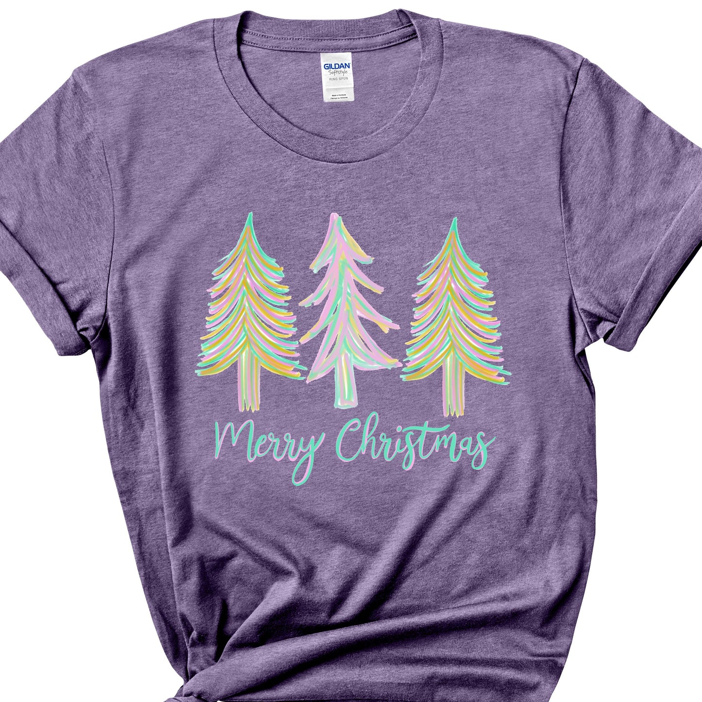 Pastel Skinny Trees