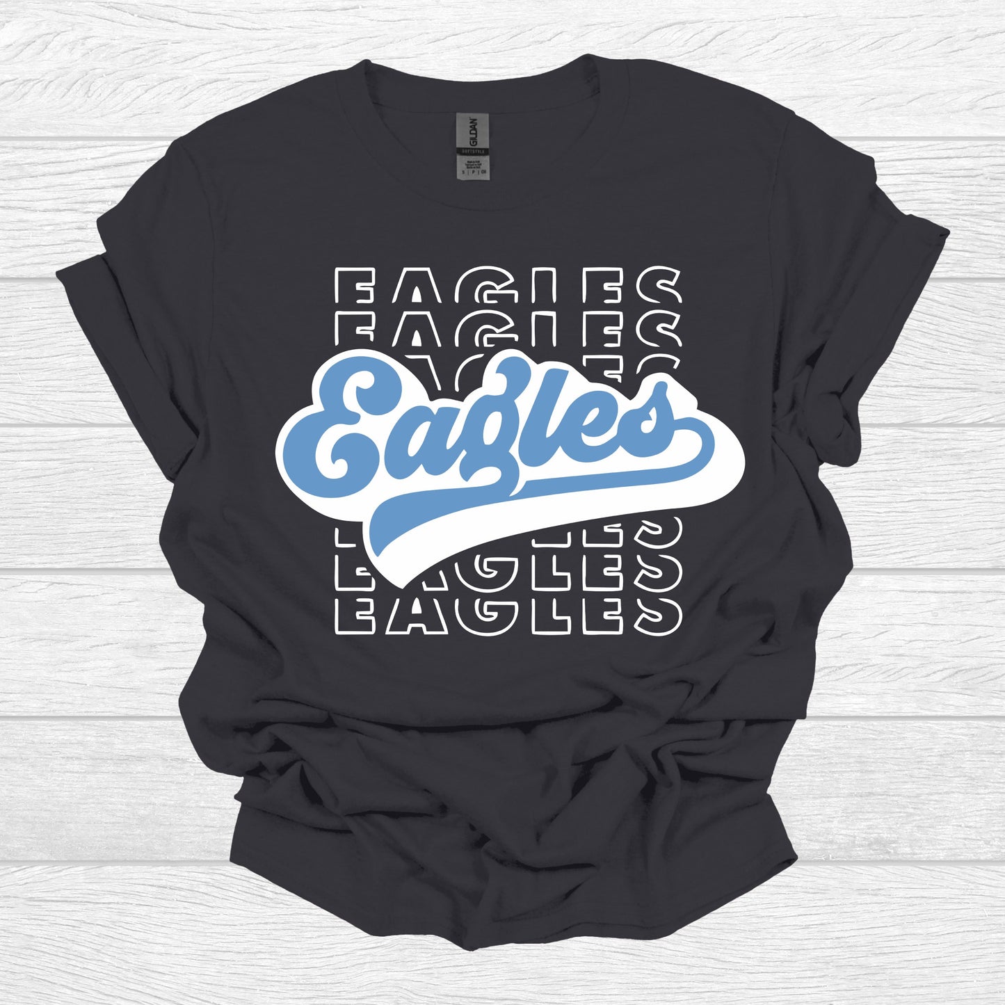 Retro Eagles Stacked