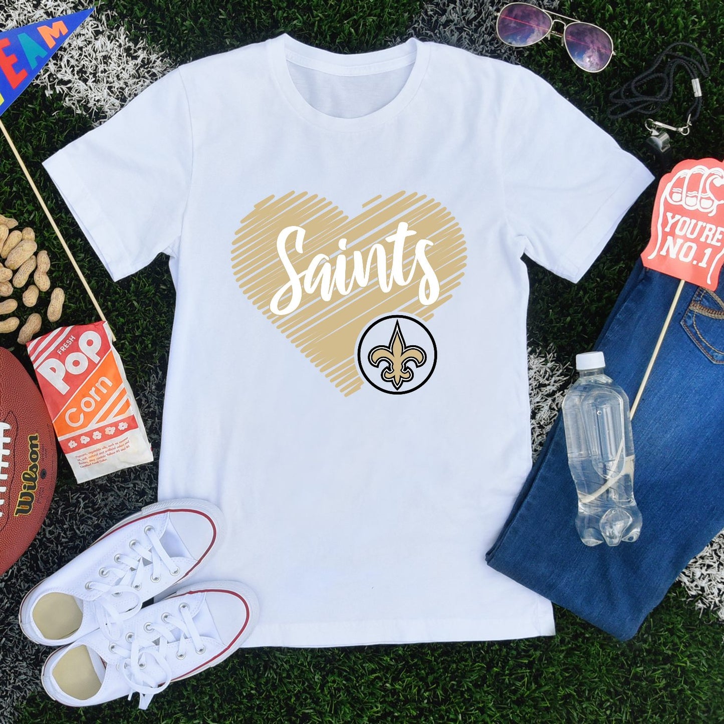 New Orleans Saints Heart