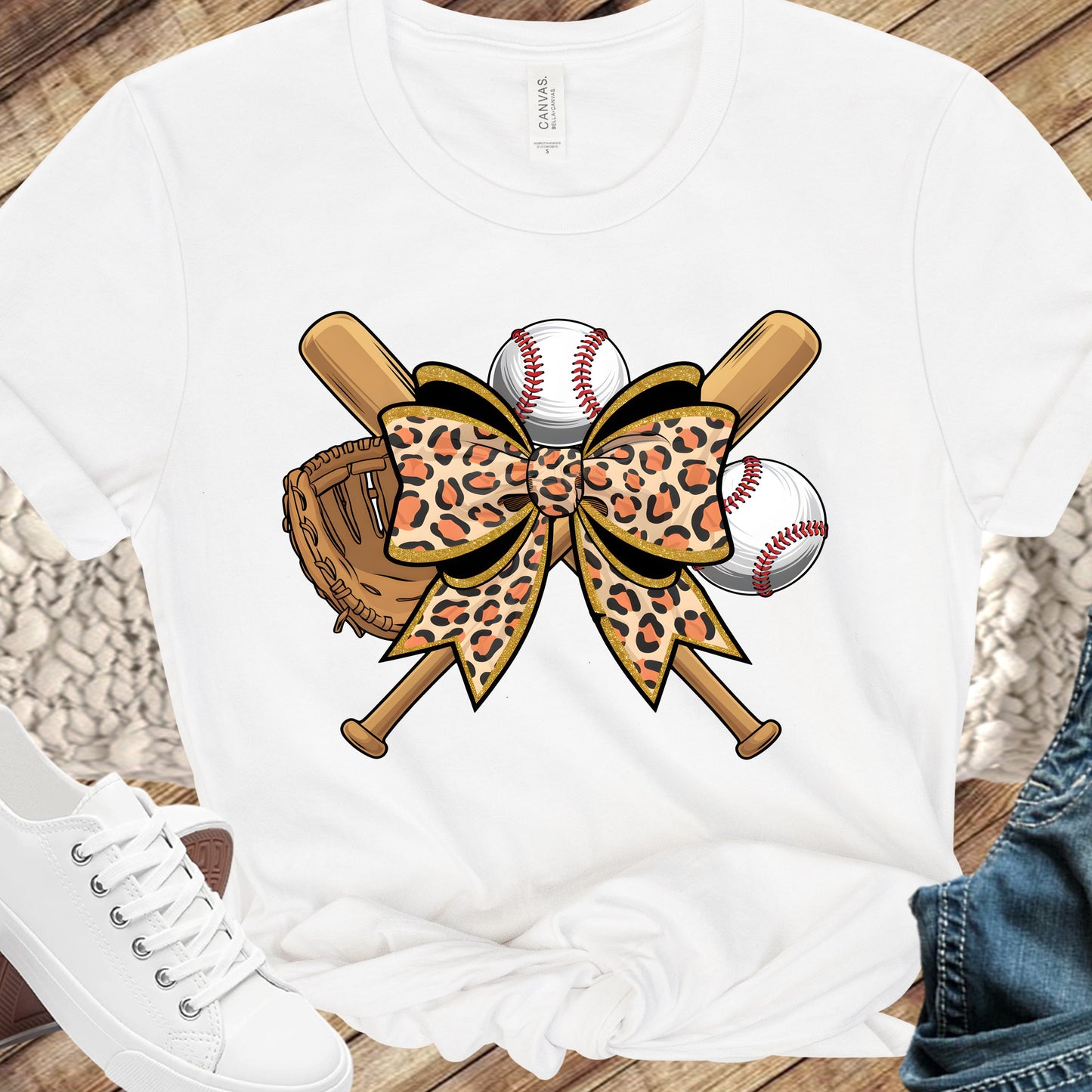Baseball Bow Crisscross Bats