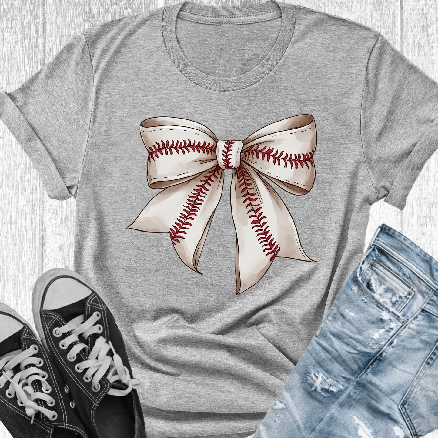 Baseball Coquette Bow