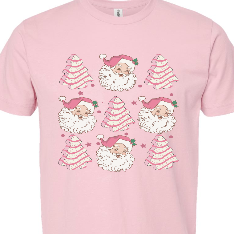 Pink Little Debbies and Santas