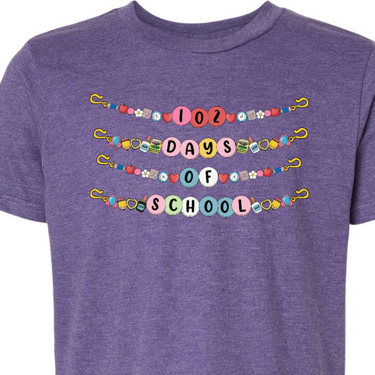102 Days School Bracelet Stack