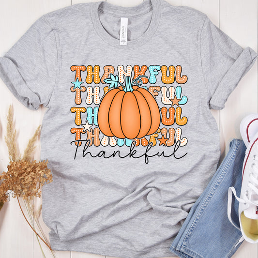 Thankful Stacked with Pumpkin