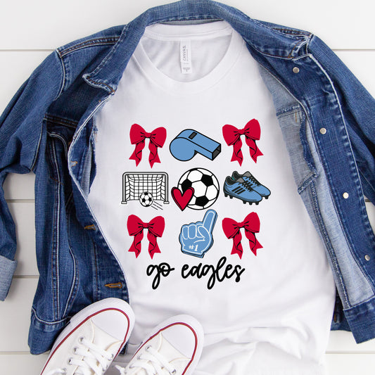 Eagles Soccer Bow Collage