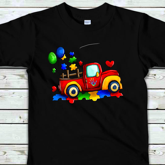 Autism Truck with Balloons