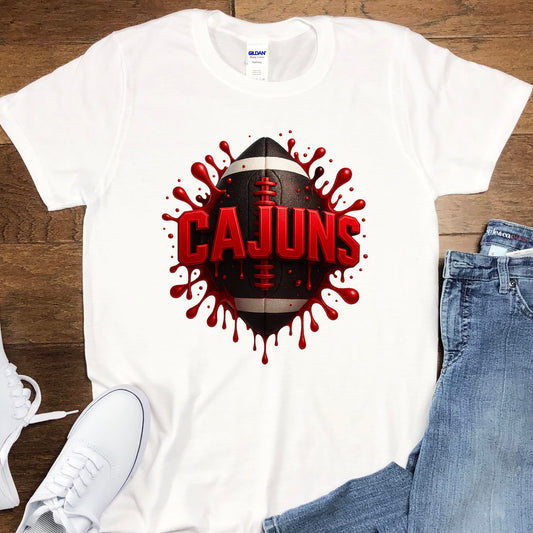 Cajuns Drip Football