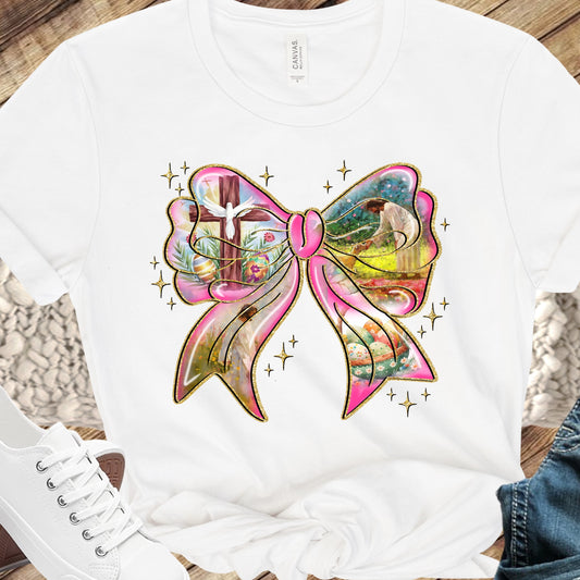 Christian Easter Coquette Bow