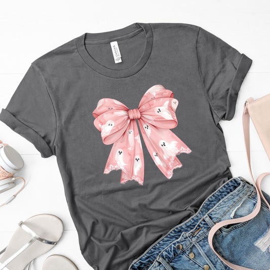 Cute Pink Coquette with Ghosts