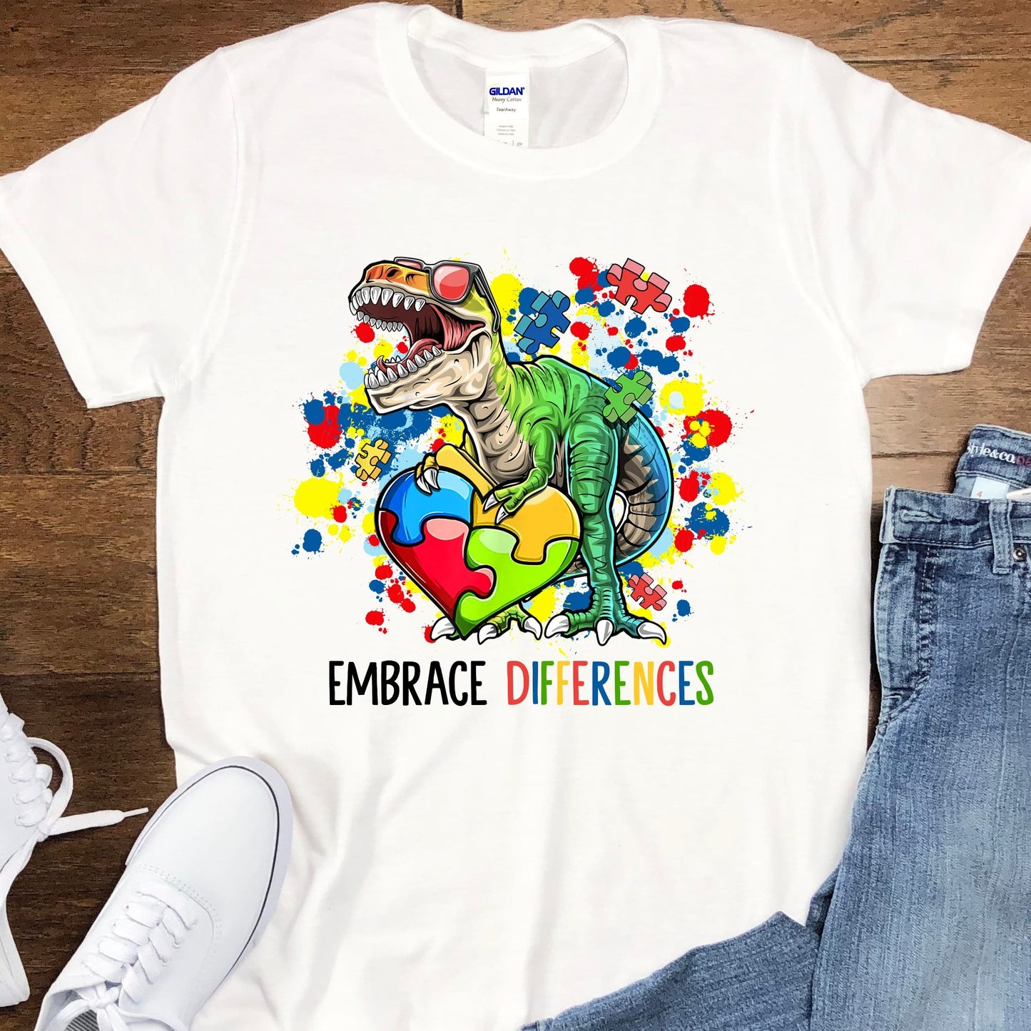 Embrace Differences Dino