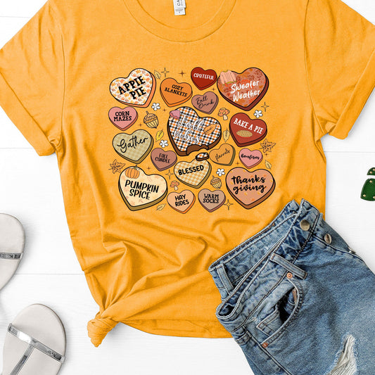 Fall Candy Hearts