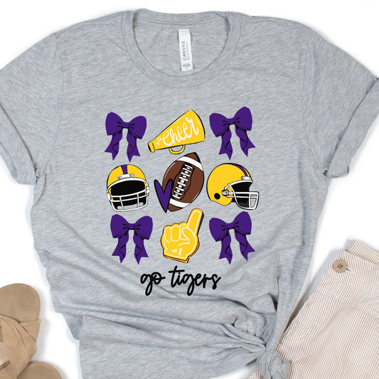 Football Coquette Tigers