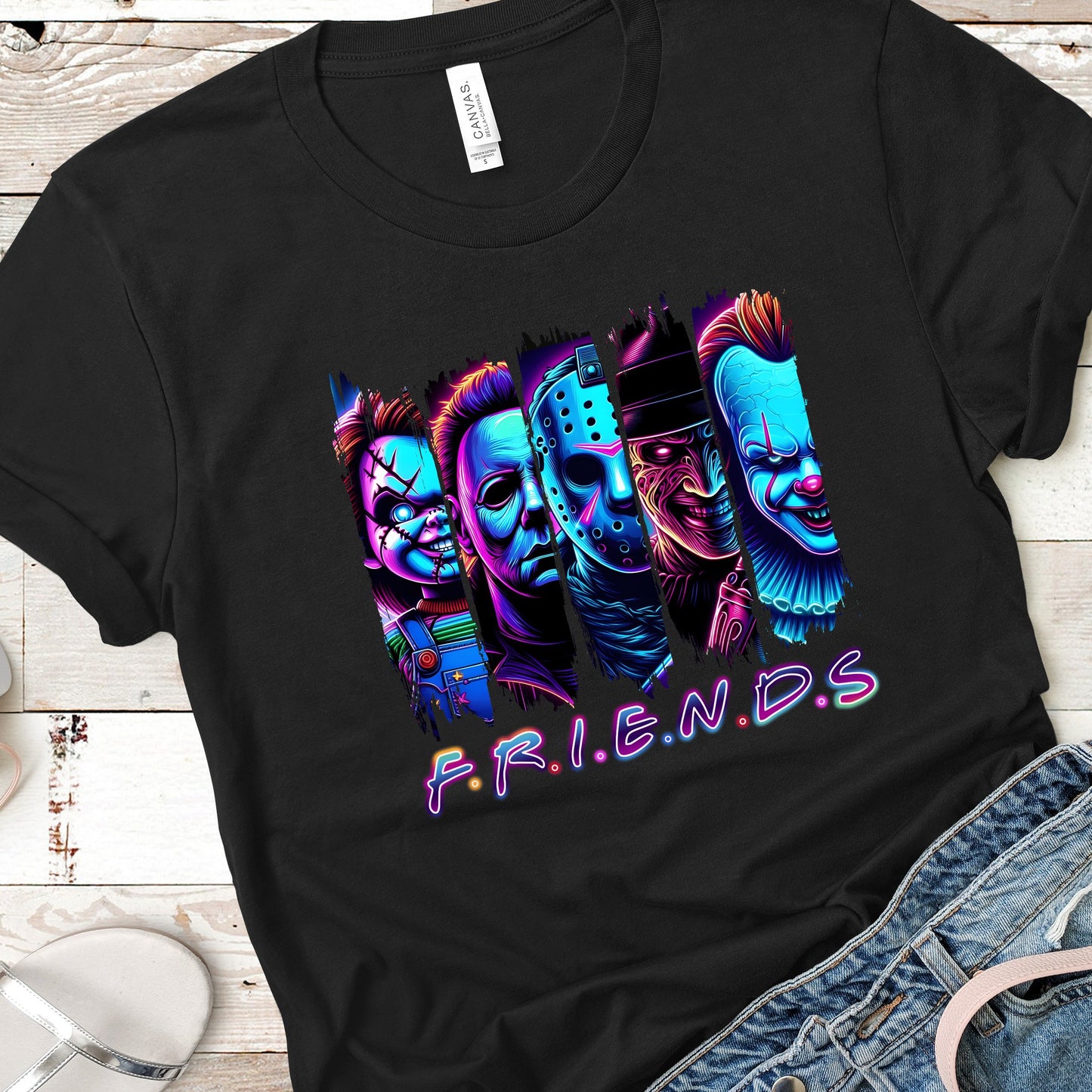 Friends Halloween Neon