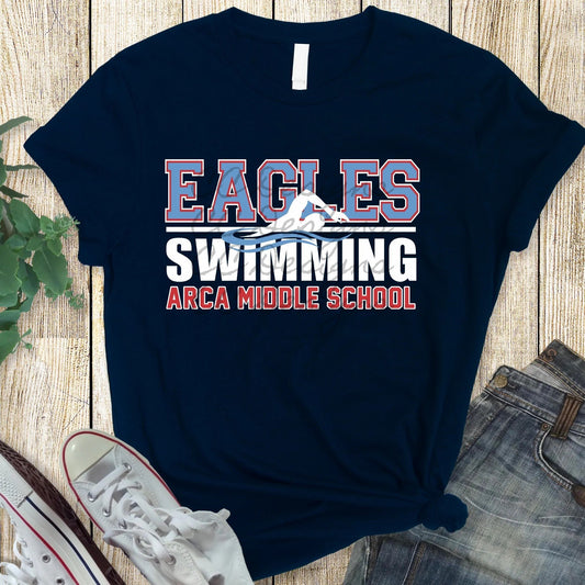 Eagles Swimming
