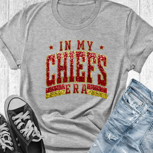 In my Chiefs Era Faux Glitter