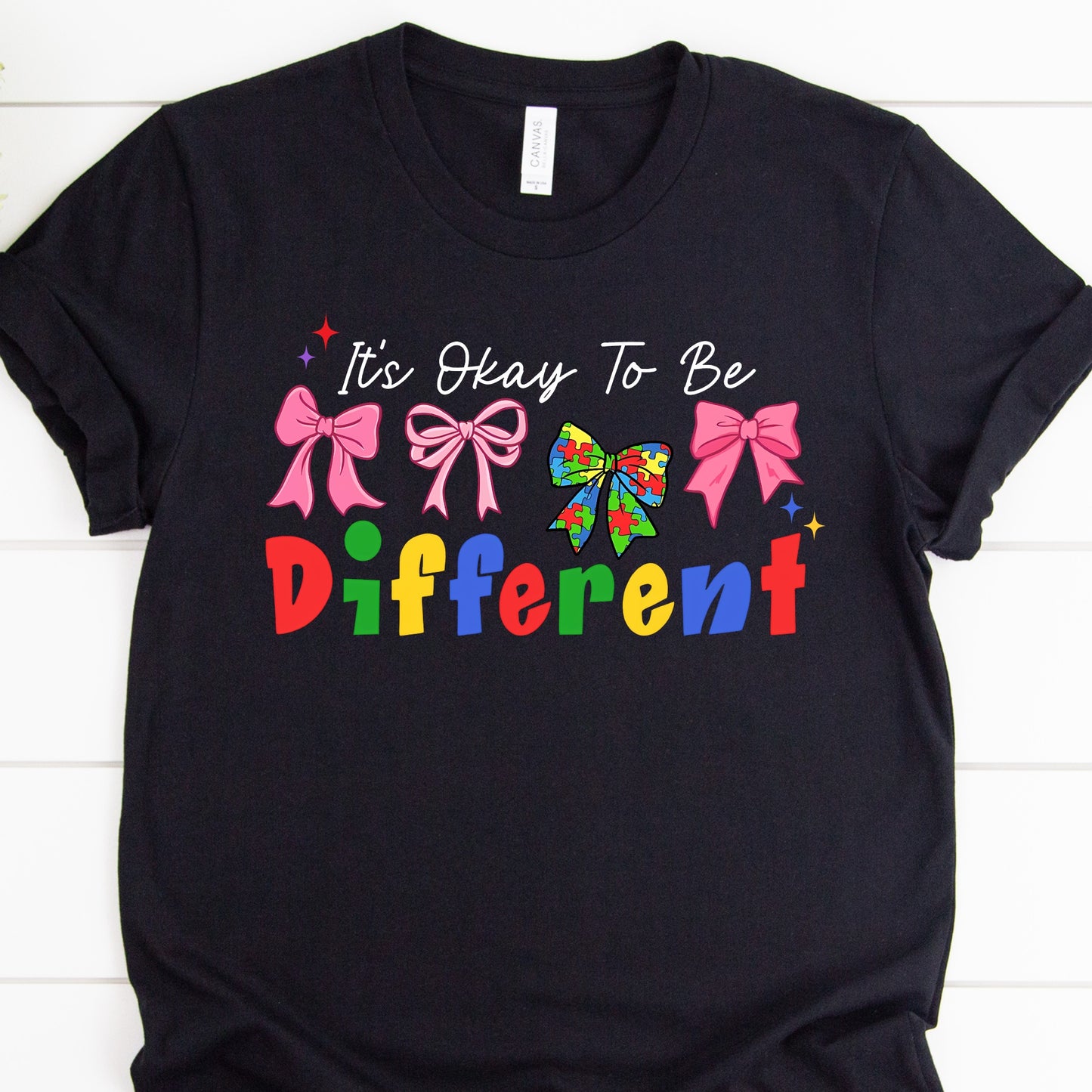 It's ok to be Different Autism Bows
