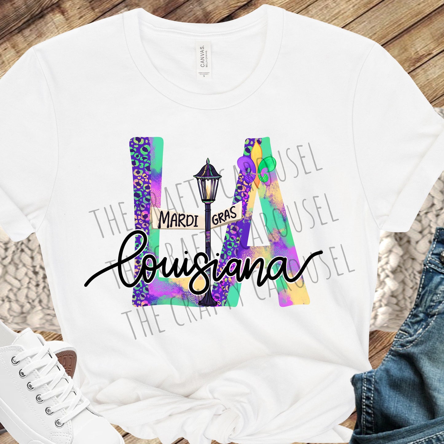 LA Watercolor with Sign