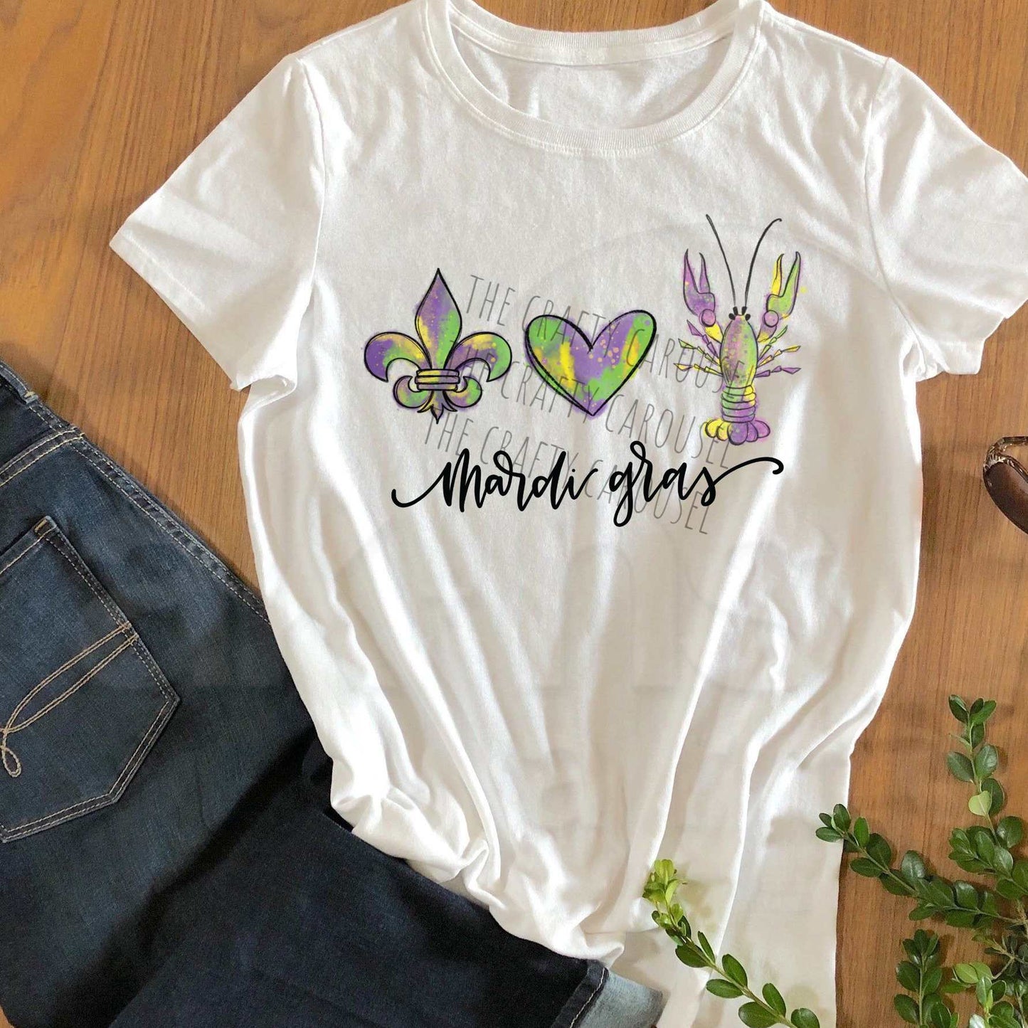 Fleur Love Crawfish Watercolor