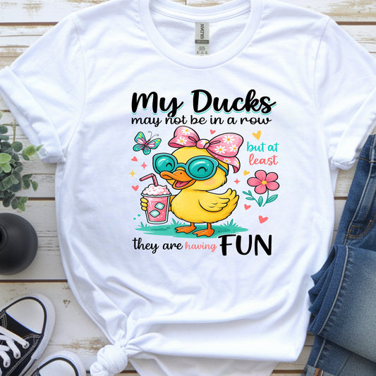 My Ducks May Not be in a Row..