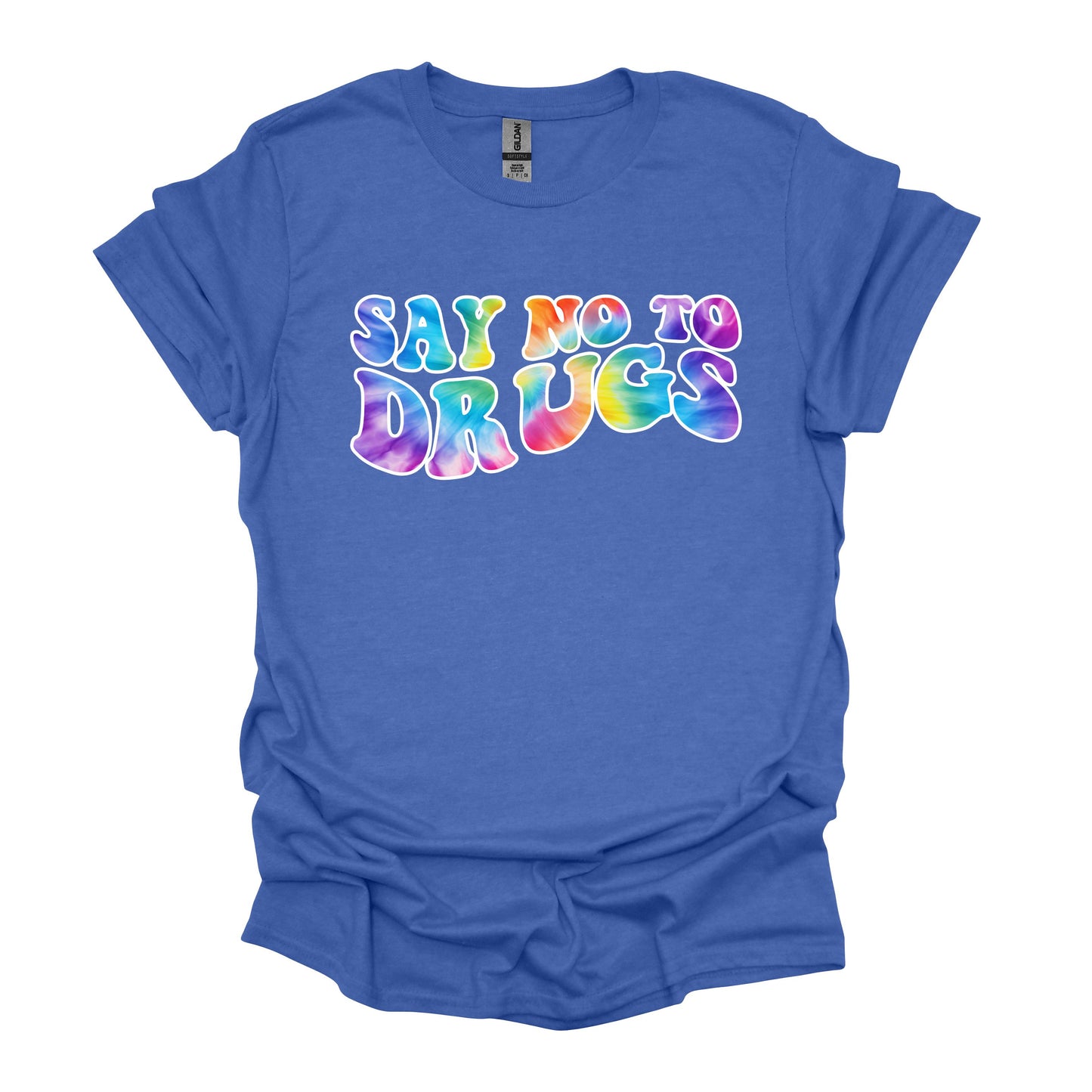 Say NO to Drugs Retro Tie Dye