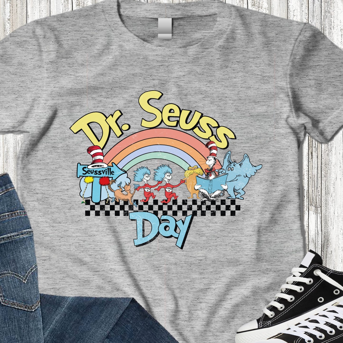 Dr. Seuss Day Rainbow