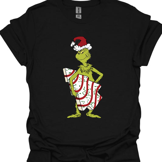 Grinch w/ Little Debbie
