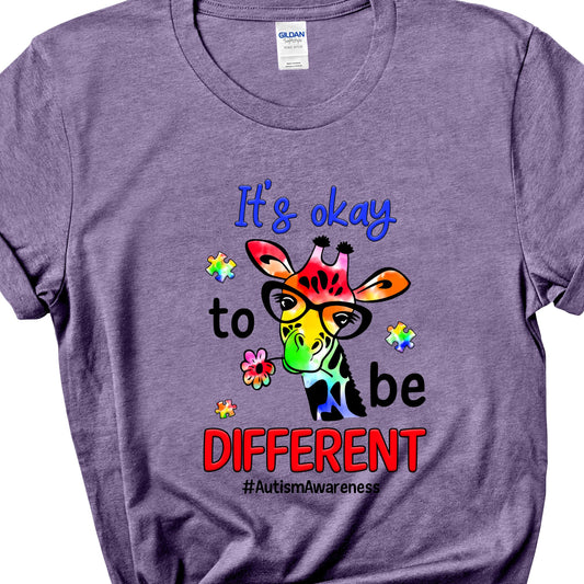 It's Ok to be Different Giraffe Glasses