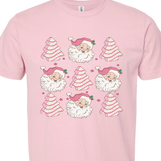 Pink Little Debbies and Santas